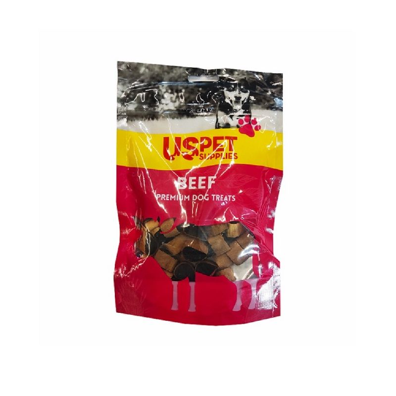 تشویقی سگ یو اس پت با گوشت گاو مدل رول بیف و ماهی USPet Fish Beef Rolls وزن 100 گرم