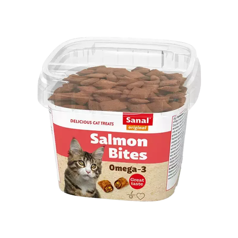تشويقي ويتامينه گربه سانال با طعم سالمون Sanal Vitamins Salmon وزن 75 گرم