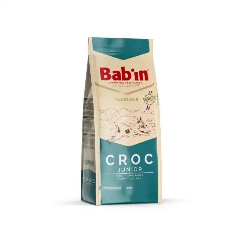 غذاي خشك توله سگ بابين Babin Croc Junior وزن 15 كيلوگرم