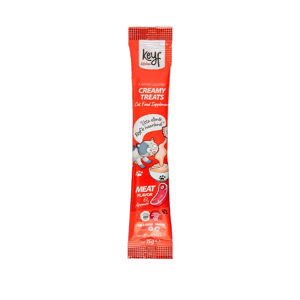 بستنی گربه کیف طعم گوشت Keyf With Beef وزن 15 گرم