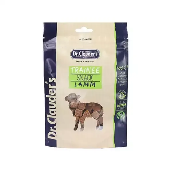 تشویقی سگ دکتر کلادرز با طعم گوشت بره Dr.Clauders Lamb Snack وزن 80 گرم