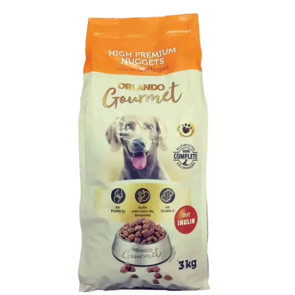 غذای خشک سگ اورلاندو Orlando Adult Dog Gourmet Chicken وزن 3 کیلوگرم