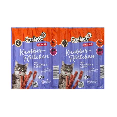 اسنک تشویقی گربه کچت مدل Chicken & Liver بسته 5 عددی