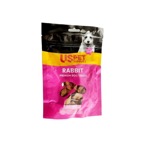 تشویقی سگ یو اس پت با طعم خرگوش مدل پاستایی USPet Rabbit Pasta وزن 100 گرم
