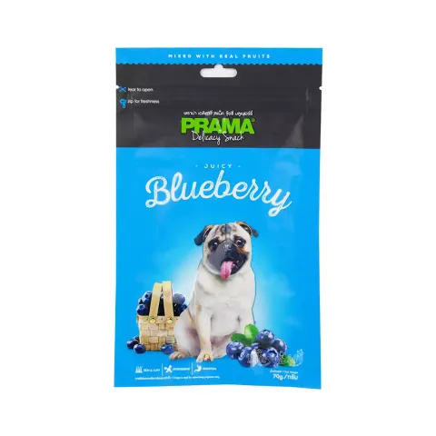 تشويقي مدادي سگ پراما با طعم بلوبري Prama Stick Dog Treat With Blueberry Flavor