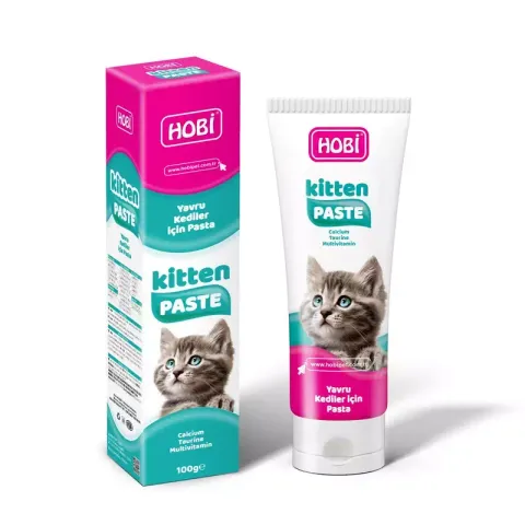 خمير مولتي ويتامين بچه گربه هوبي HOBI وزن 100 گرم