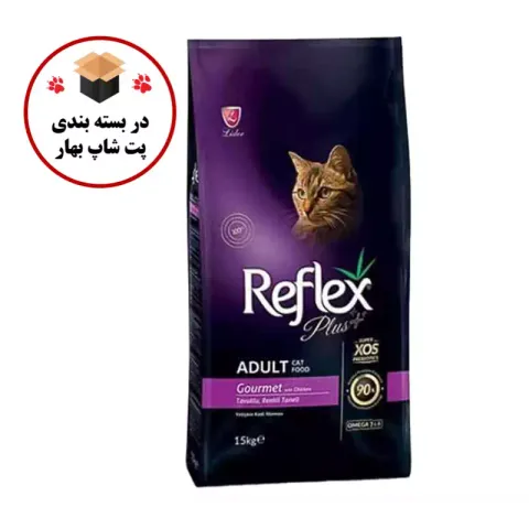 رفلکس پلاس مدل Adult Gourmet با طعم گورمت وزن 1 کیلوگرم