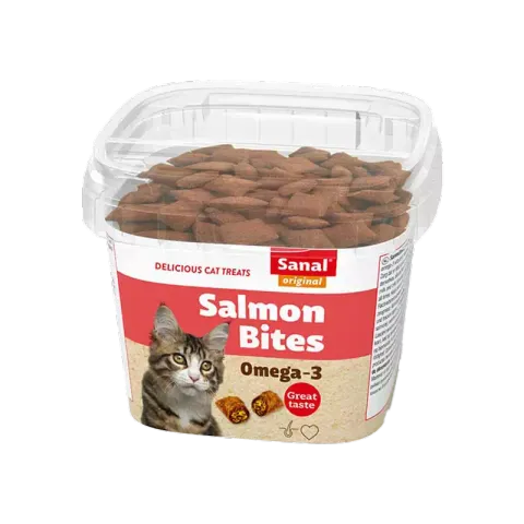 تشويقي ويتامينه گربه سانال با طعم سالمون Sanal Vitamins Salmon وزن 75 گرم