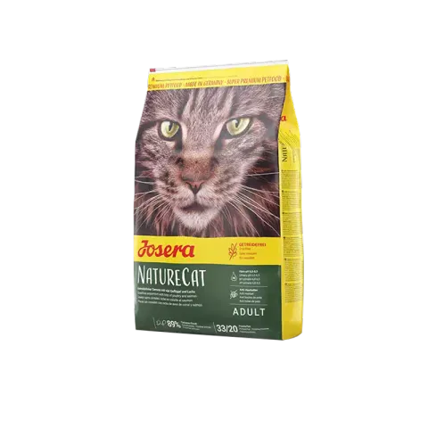 غذای خشک گربه جوسرا مدل NatureCat وزن 2 کیلوگرم