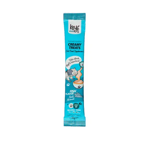 بستنی گربه کیف طعم ماهی Keyf With Fish وزن 15 گرم