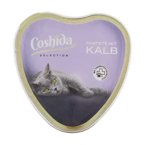 غذای کاسه ای گربه کوشیدا مدل Calf pate وزن ۸۵ گرم