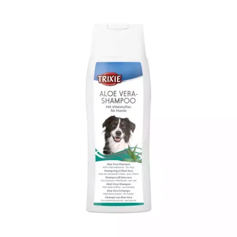 شامپو سگ تریکسی حاوی روغن آلوئه ورا Trixie Aloe Vera Shampoo حجم 250 ميلي ليتر
