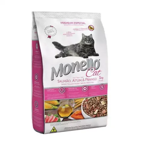 مونلو مدل Monello Salmon & Chicken با طعم ماهی سالمون و مرغ وزن 15 کیلوگرم