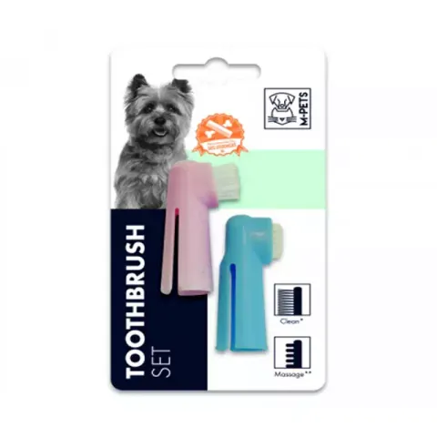 ست مسواک انگشتی سگ و گربه مدل M-Pets Toothbrush