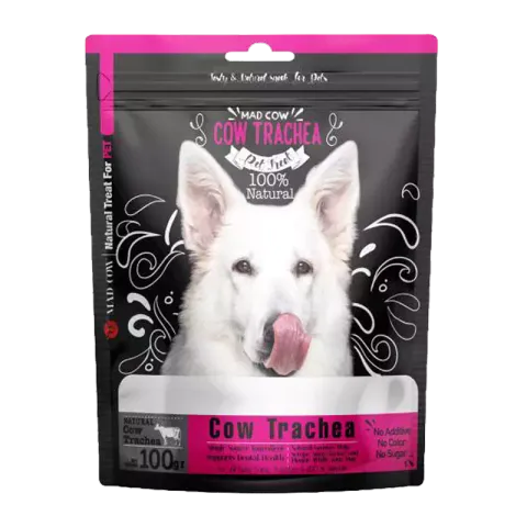 تشویقی سگ مدکاو مدل Cow Trachea وزن 100 گرم