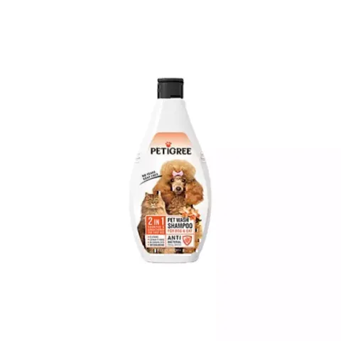شامپو و حالت دهنده سگ و گربه پتیگری Petigree Shampoo & Conditioner حجم 270 میلی لیتر