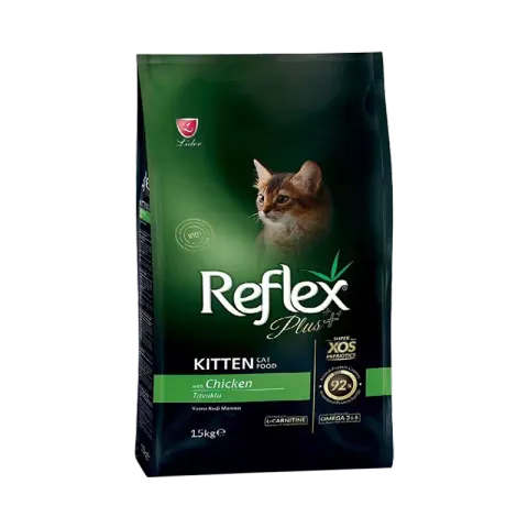 غذای خشک بچه گربه رفلکس پلاس مدل Chicken Kitten وزن 1.5 کیلوگرم