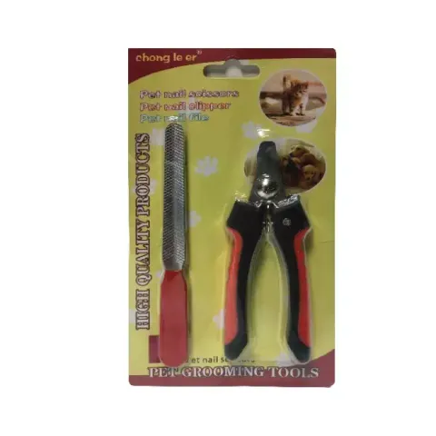 ناخن گیر انبری سگ و گربه Pet Grooming Tools همراه با سوهان سایز بزرگ