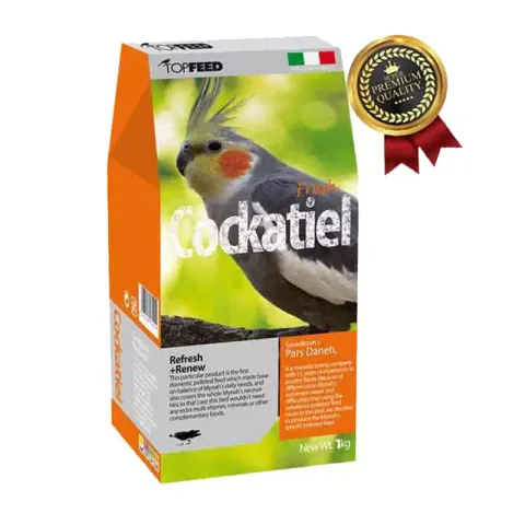 دان ویژه عروس هلندی تاپ فید مدل Cockatiels Nuts وزن 1 کیلوگرم