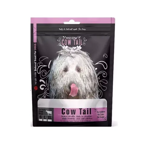 تشویقی سگ مدکاو مدل دم گاو Cow Tail وزن 250 گرم